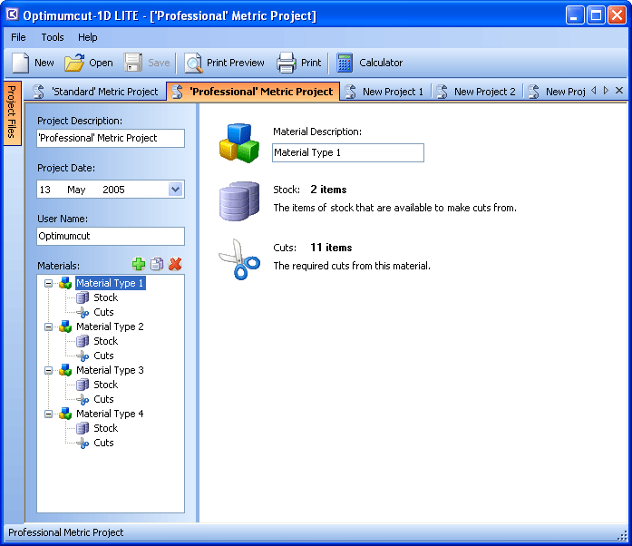 Optimumcut-1D Screenshot